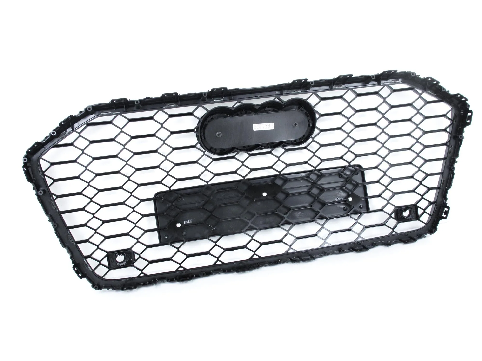 Gloss Black Honeycomb Front Grille for Audi A6 C8 S6 2019-2025 - Image 11