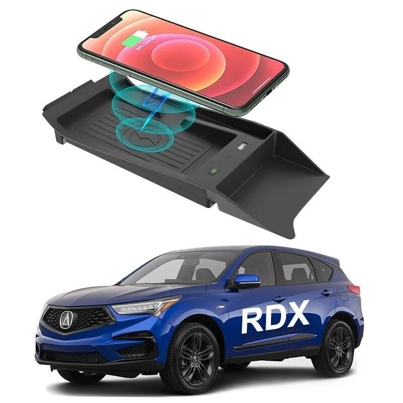 Wireless Car Charger with USB Port Console Charging Pad for Acura RDX 2019-2023 - Image 2