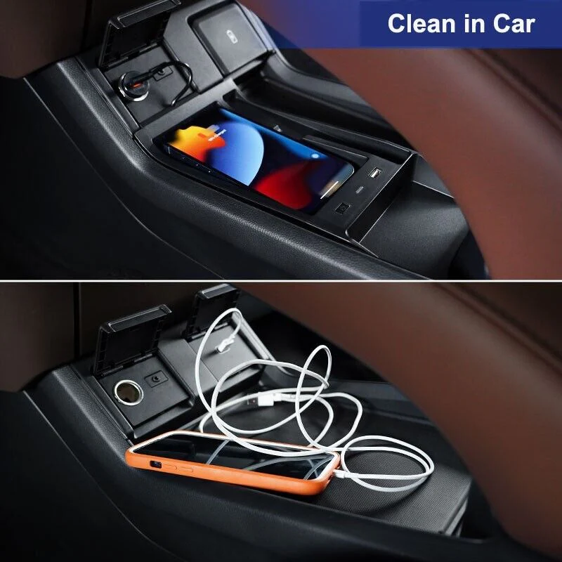 Wireless Car Charger with USB Port Console Charging Pad for Acura RDX 2019-2023 - Image 4