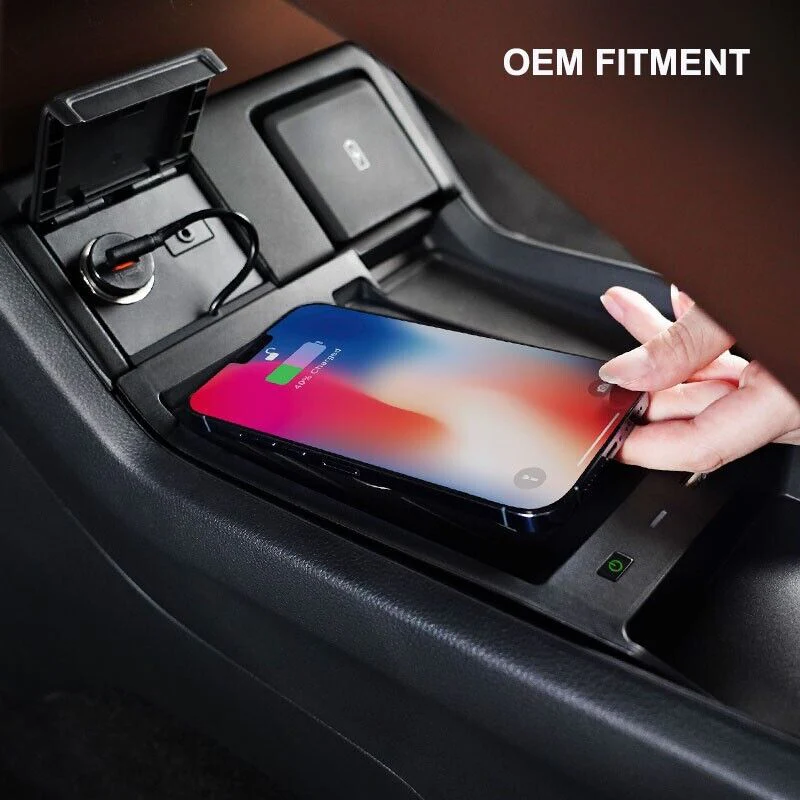 Wireless Car Charger with USB Port Console Charging Pad for Acura RDX 2019-2023 - Image 5