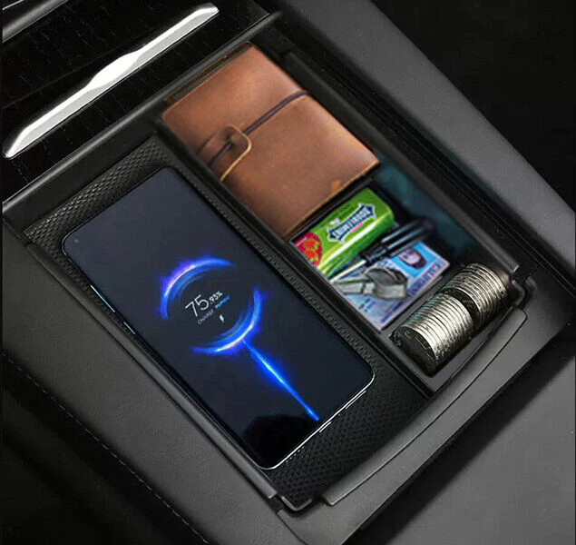 Wireless Charger Center Console Qi Charging Station Pad for Tesla Model S X 2016-2020 - Image 4