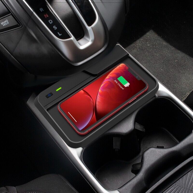 Wireless Phone Charger Tray Fast Charging Pad Tray For HONDA CRV CR-V 2017-2019 - Image 4