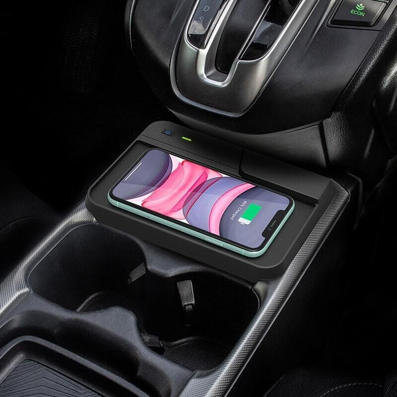 Wireless Phone Charger Tray Fast Charging Pad Tray For HONDA CRV CR-V 2017-2019 - Image 6