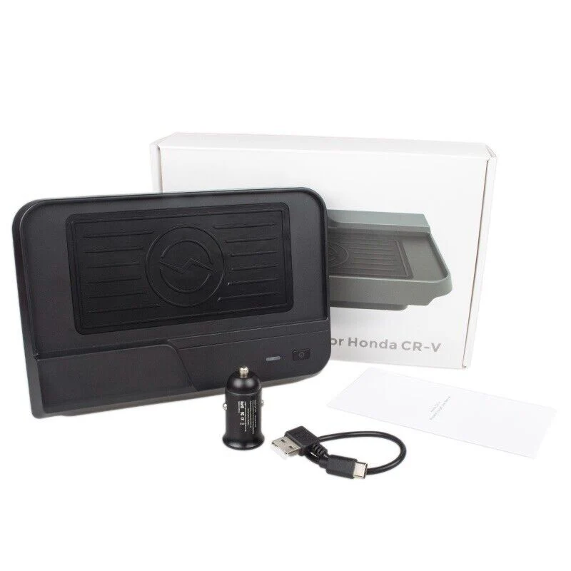Wireless Phone Charger Tray Fast Charging Pad Tray For HONDA CRV CR-V 2017-2019 - Image 9