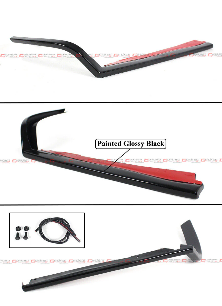 Gloss Black LED Rear Diffuser + V2 Corner Extension fits for 2018-2024 Toyota Camry SE XSE - Image 4